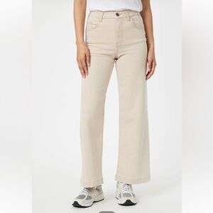 Mavi Paloma - Women's Beige Wide Leg Jeans - 27